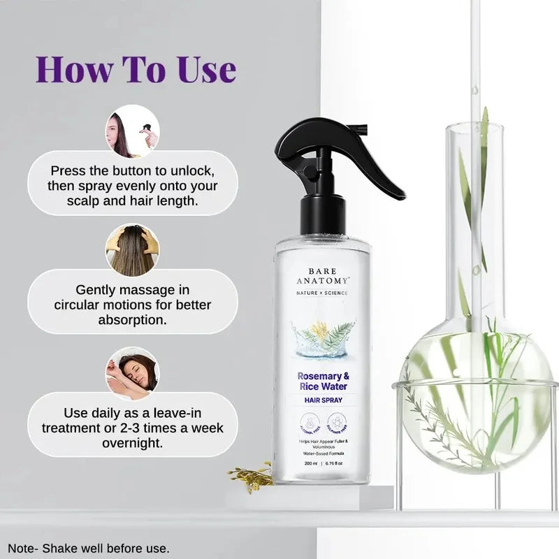 Rosemary & Rice Water Hair Elixir